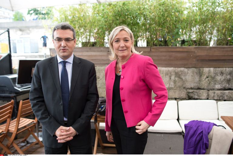 Marine Le Pen ja Aymeric Chauprade.