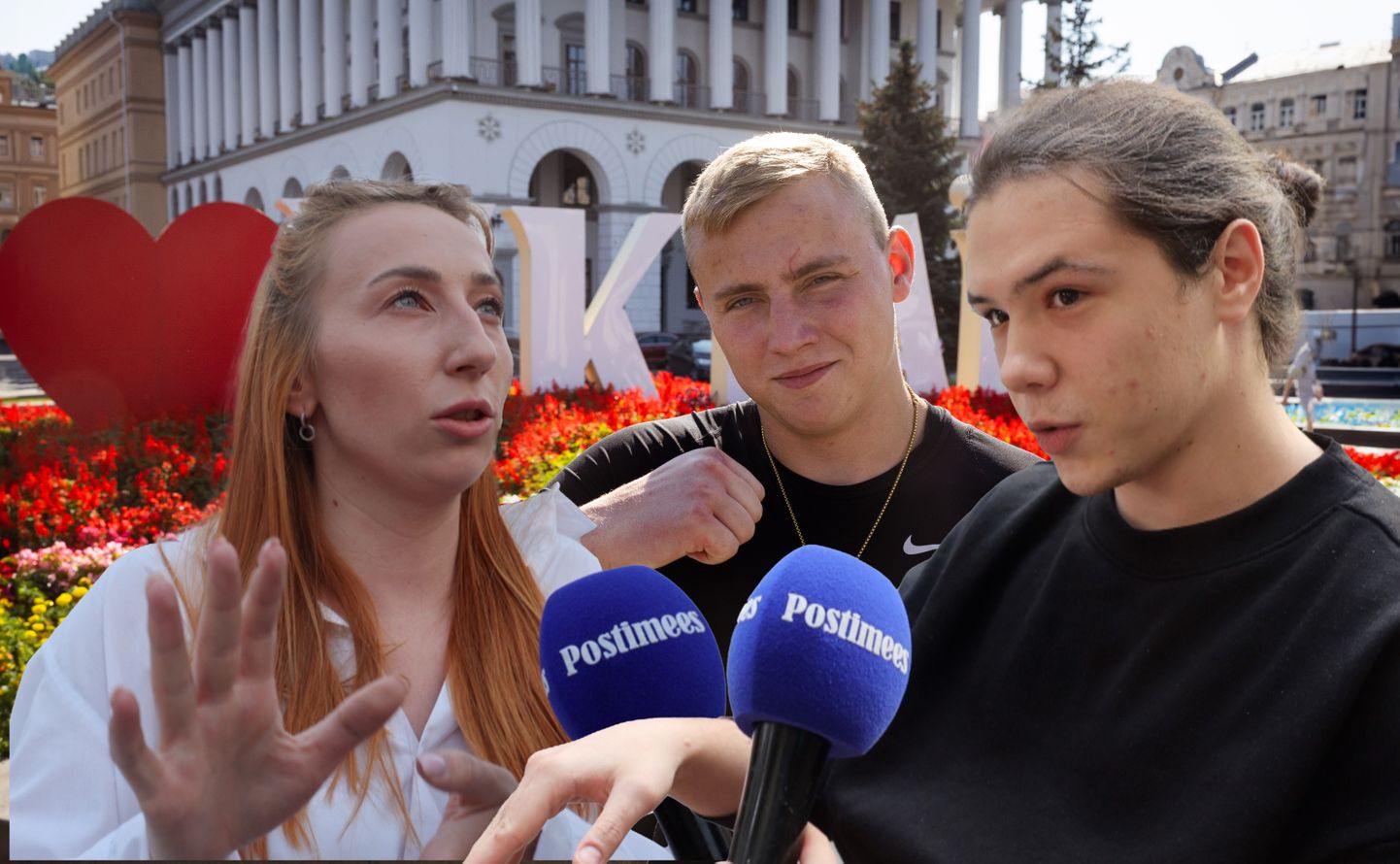 Mida arvavad ukrainlased korruptsioonist riigis? Vasakult: Ilona, Bohdan ja Oleksandr.