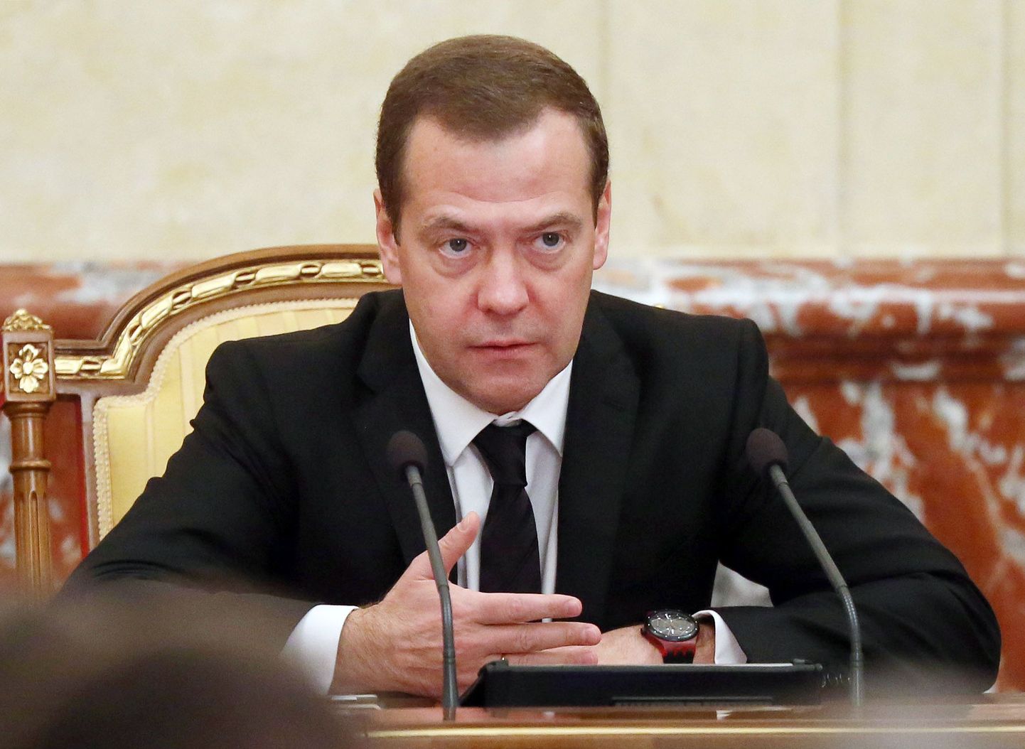 Vene peaminister Dmitri Medvedev.