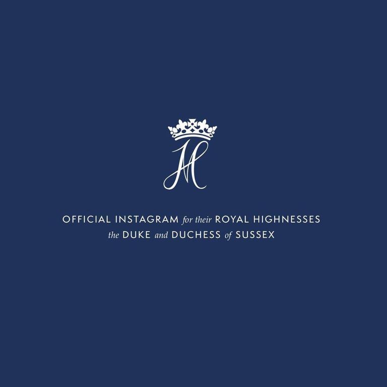 Sussexi hertsogi ja hertsoginna ühise Instagrami konto esimene pilt.