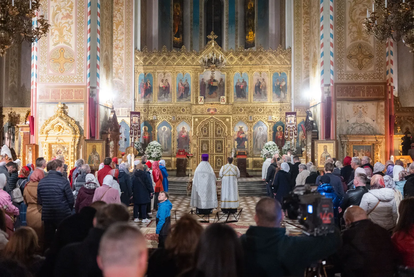 Vene õigeusu ülestõusmispüha liturgia Nevski katedraalis