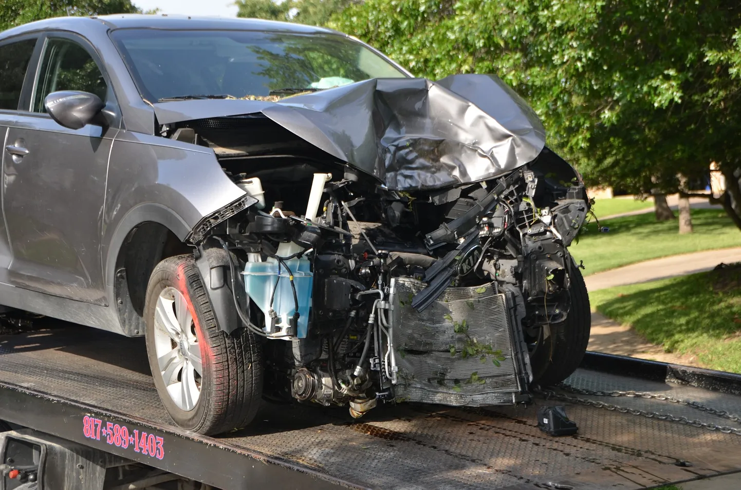 Auto pēc avārijas