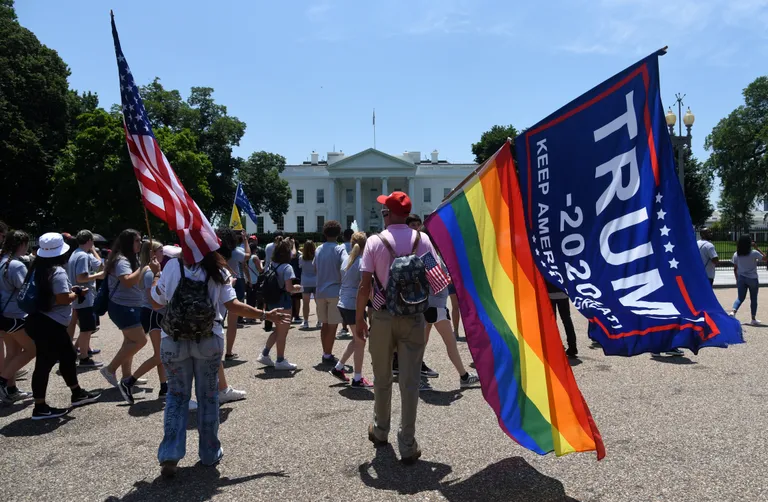 Trumpi toetajad kogunesid Washingtonis juba eile.
