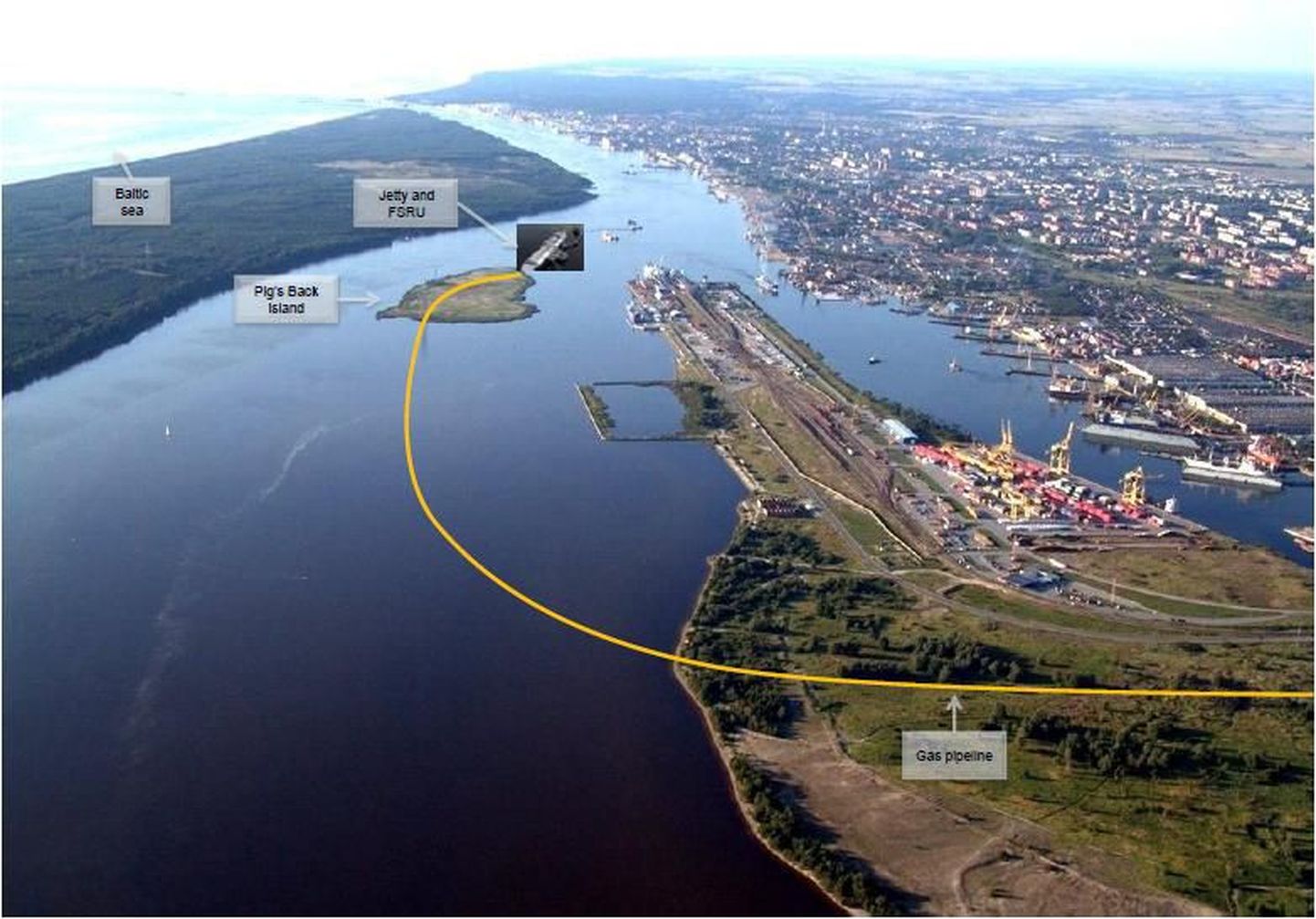 Leedu LNG terminal hakkab asuma Klaipeda sadama ees saarel.