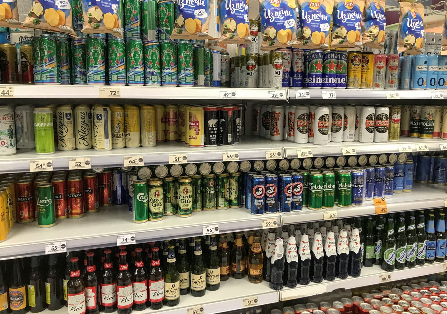 20. juulil leidus Moskva poodidel külluses Lääne õlut, mille tootmise ja müügi olevat tootjad Venemaal lõpetanud