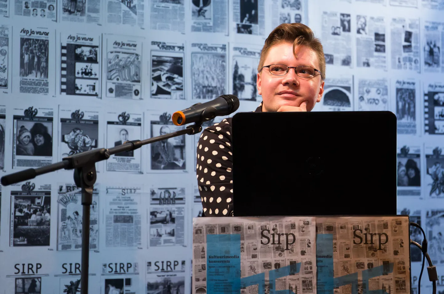 Mart Niineste kultuurimeedia konverentsil Sirp 75.