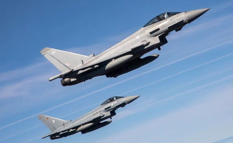 Совместное патрулирование воздушного пространства стран Балтии союзниками по НАТО: Британией и Германией