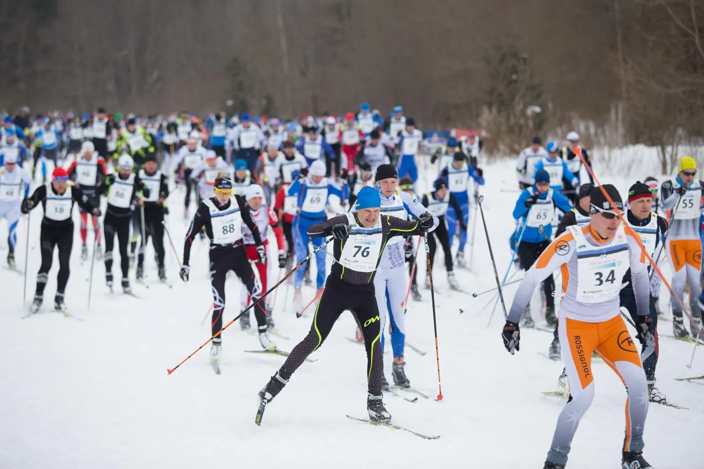 Aasta tagasi märtsis võistlesid suusatajad Neeruti maratonil.