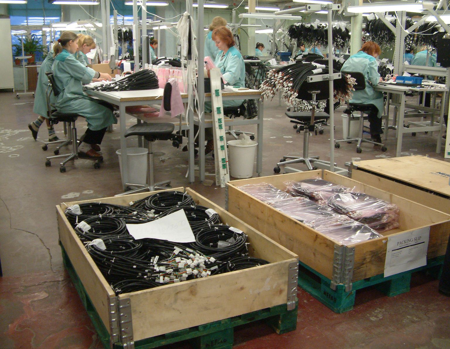 Кабельный завод "Amphenol" действовал в Нарве с 2004 года.