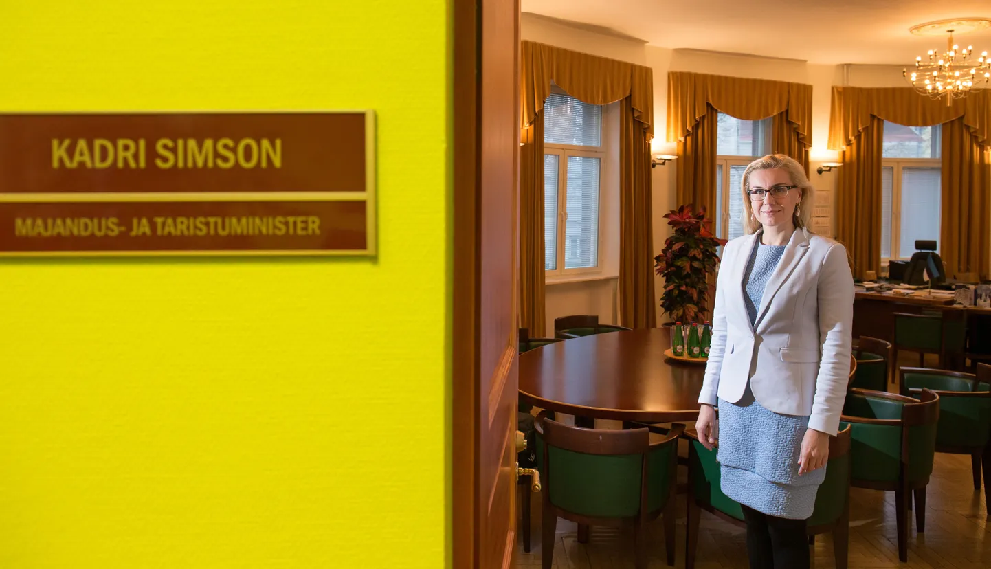 Majandus- ja taristuminister Kadri Simson ütles, et tal on sama ootus nagu koalitsioonikaaslastel: saada majandus jälle kasvama.