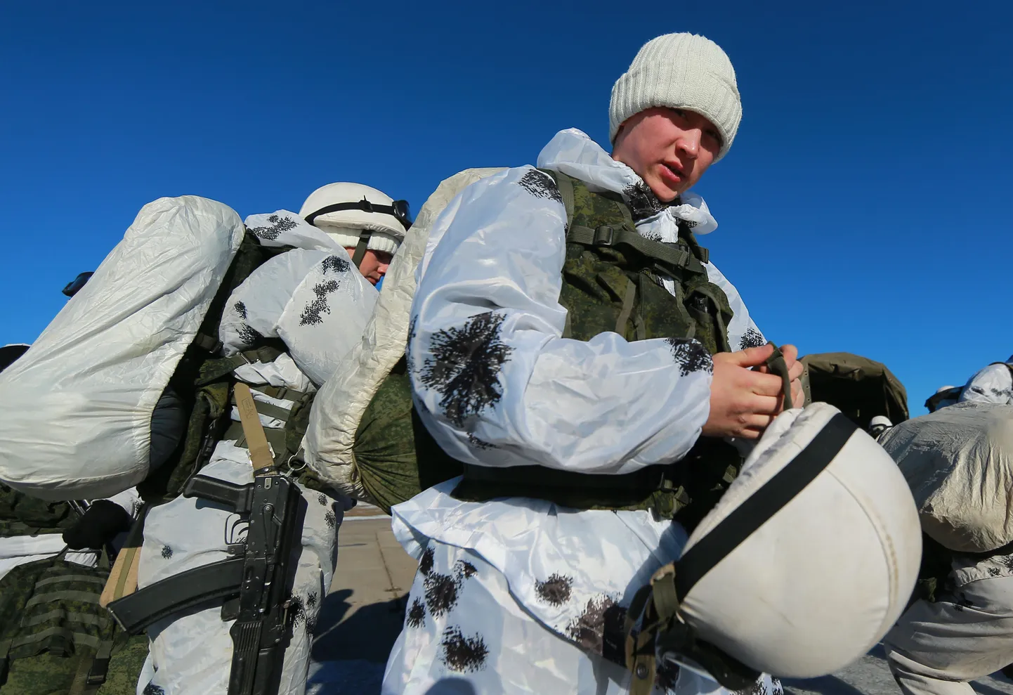 Vene õhuväelased märtsis õppusel.