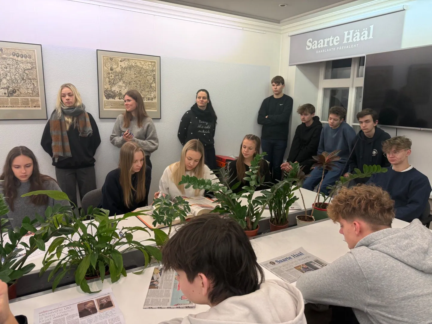 Kuressaare Nooruse kooli 9. klass toimetuses