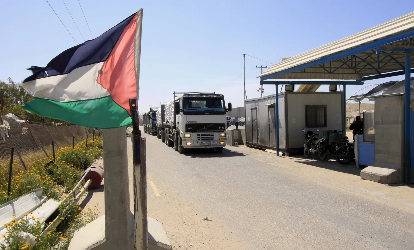 Kerem Shalomi läbipääs Gaza sektoris.