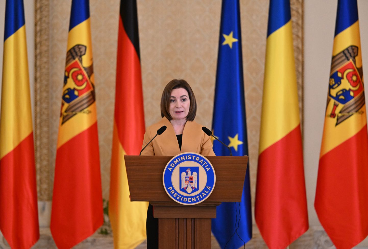 Moldovas prezidente Maija Sandu.