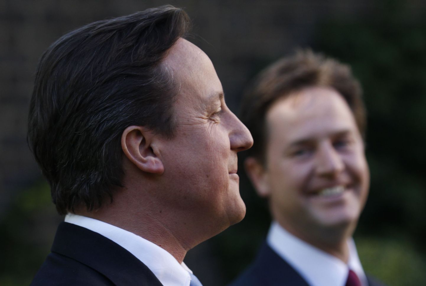 Briti peaminister David Cameron (vasakul) loodab õnnelikkuse indeksit tulevikus kasutada poliitika tegemiseks.