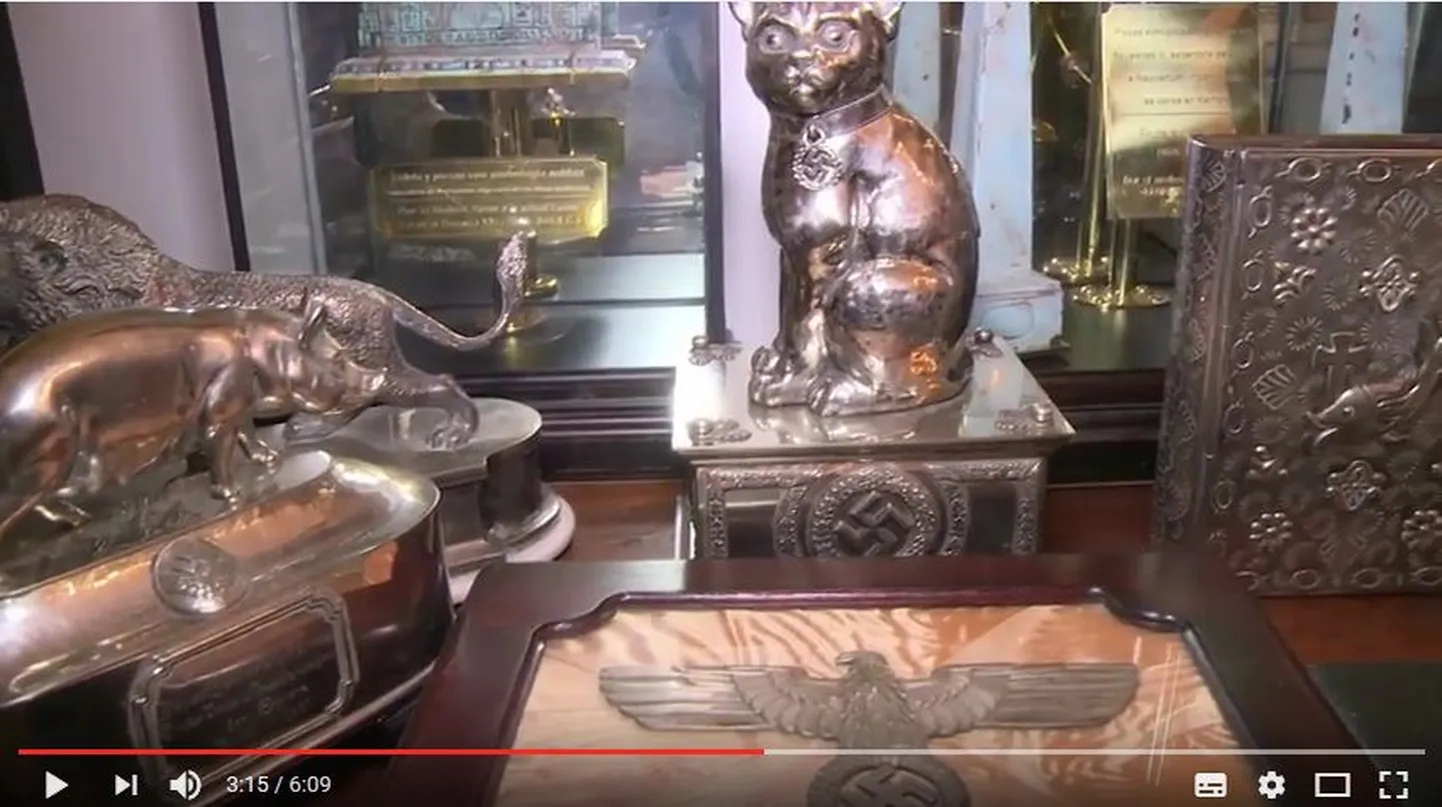 В Аргентине обнаружен тайник с нацистскими артефактами.