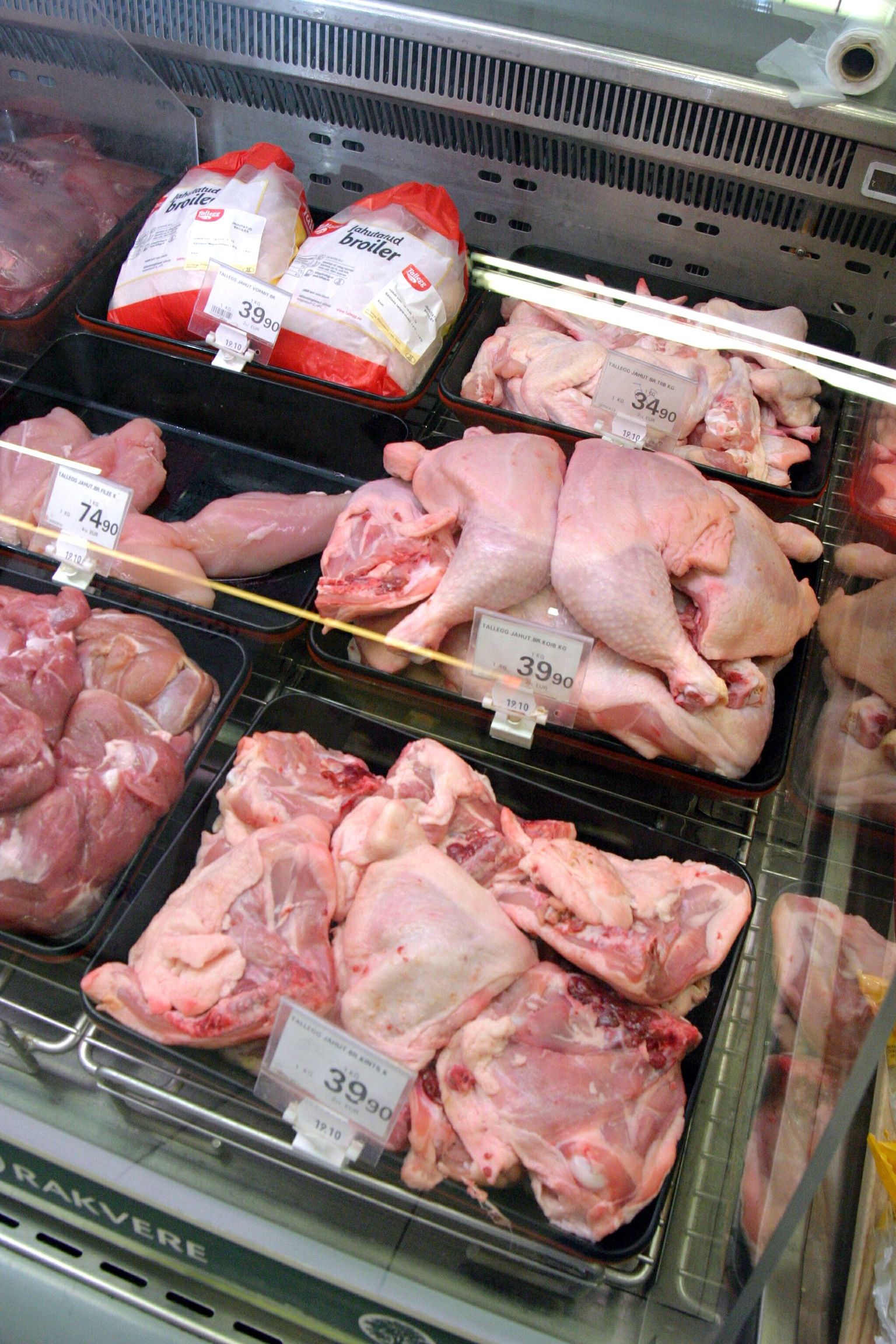 В среднем в Эстонии съедают около 30 кг курятины в год.