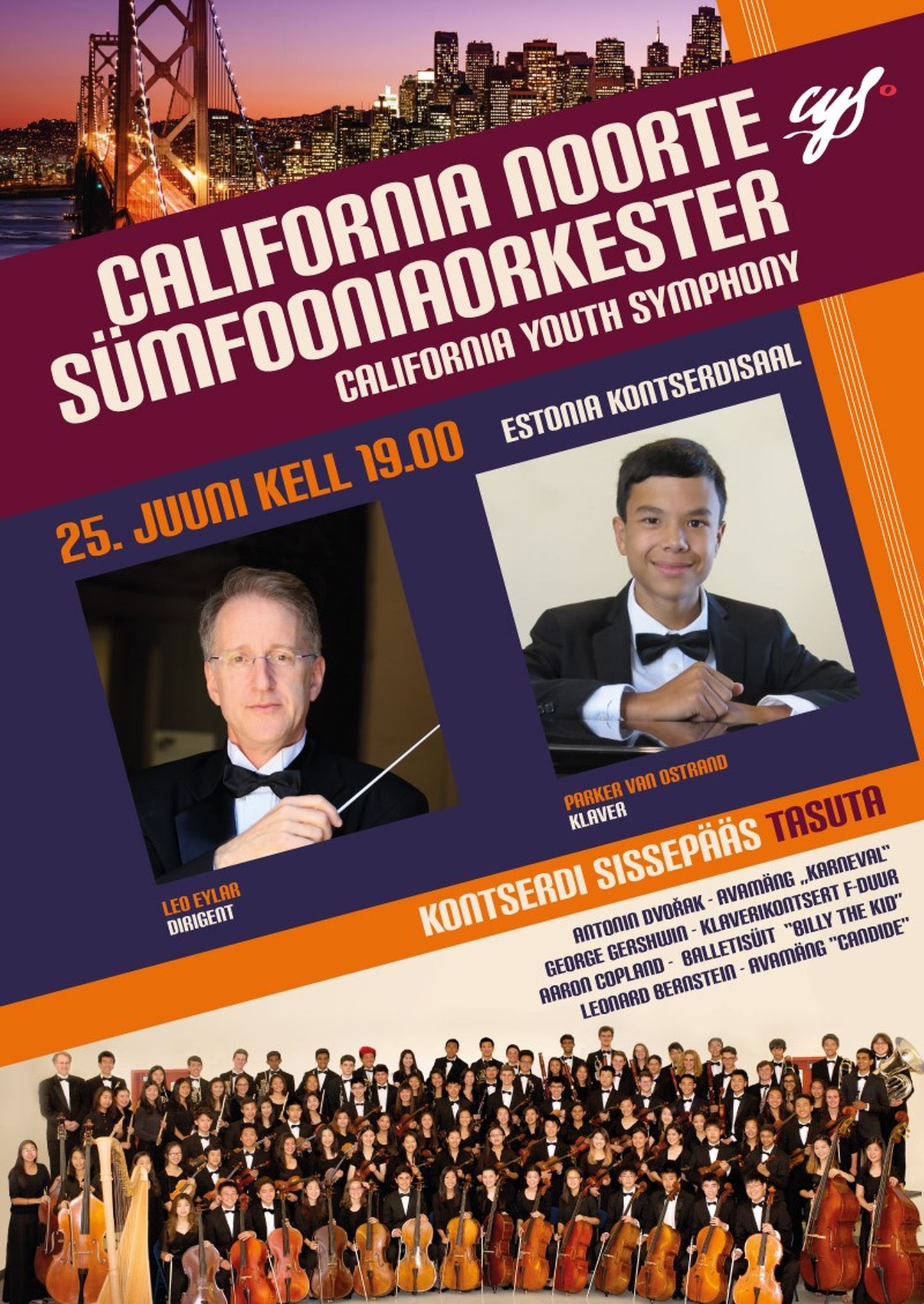 California Noorte Sümfooniaorkester.
