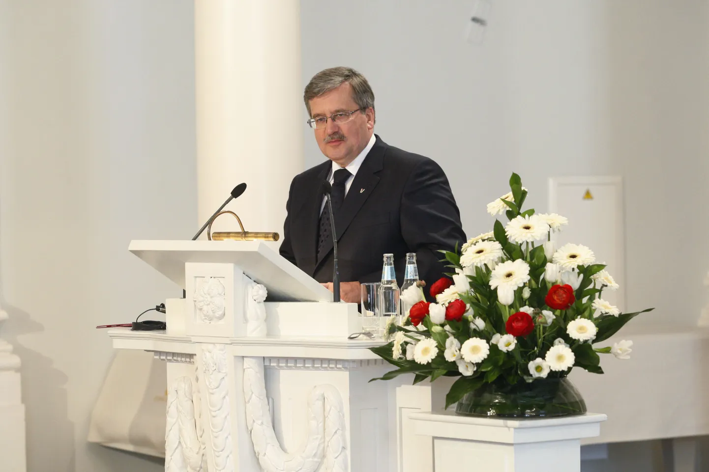 Täna külastas Tartut oma kahepäevase Eesti visiidi raames Poola president Bronislaw Komorowski. President esines Tartu Ülikooli aulas avaliku loenguga.