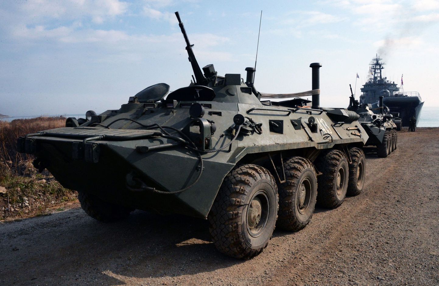 Venemaa soomustransportöör BTR-82.