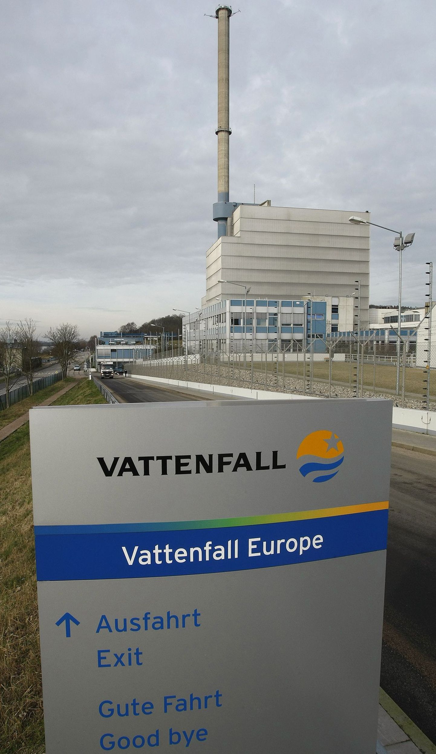 Rootsi Vattenfallile osaliselt kuuluv tuumaelektrijaam Saksamaal Krümmelis.