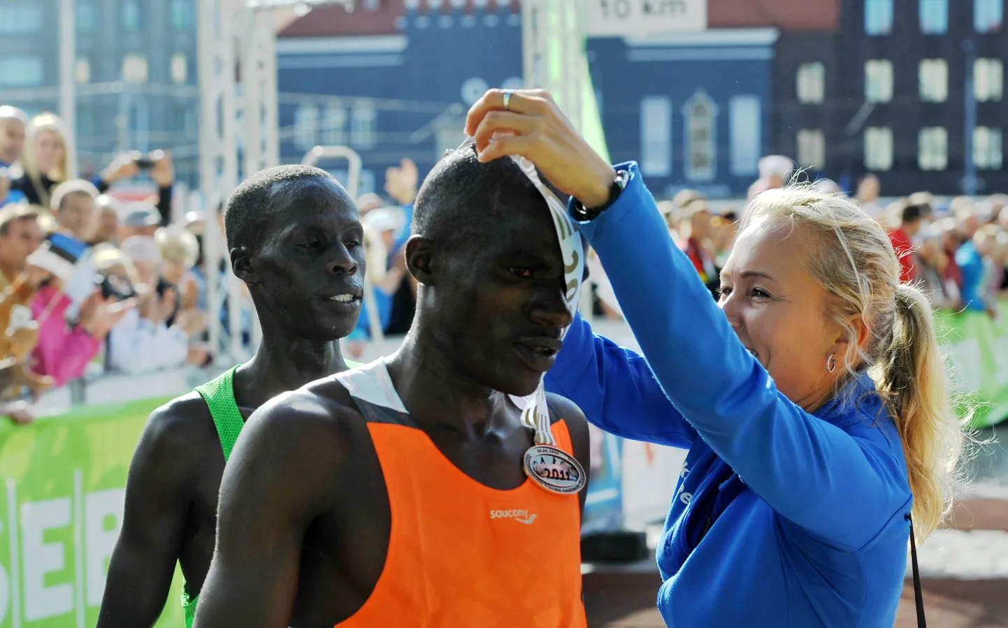 Tallinna maraton. Maraton. Võitja Julius Muriuki ja Kosgei Isaack.
