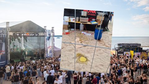FESTIVALI VARJATUD POOL ⟩ «Kultuur Võsul.» Üks foto toitlustaja lagastatud rannaliivast vallandas pahameeletormi
