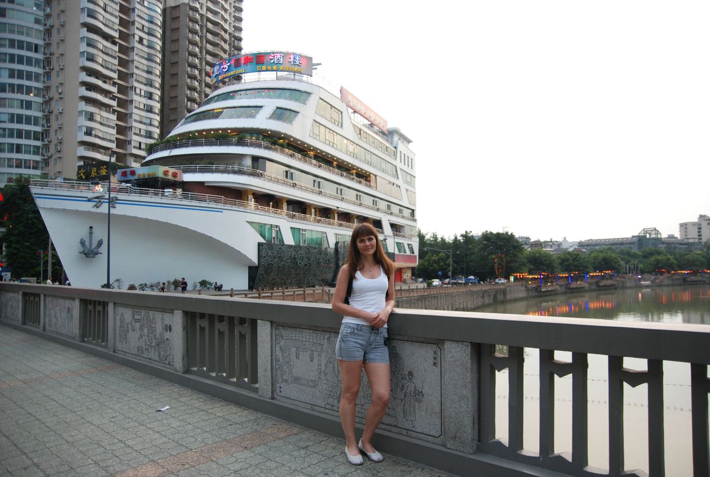 Anneli Vilu Chengdus, Hiinas.