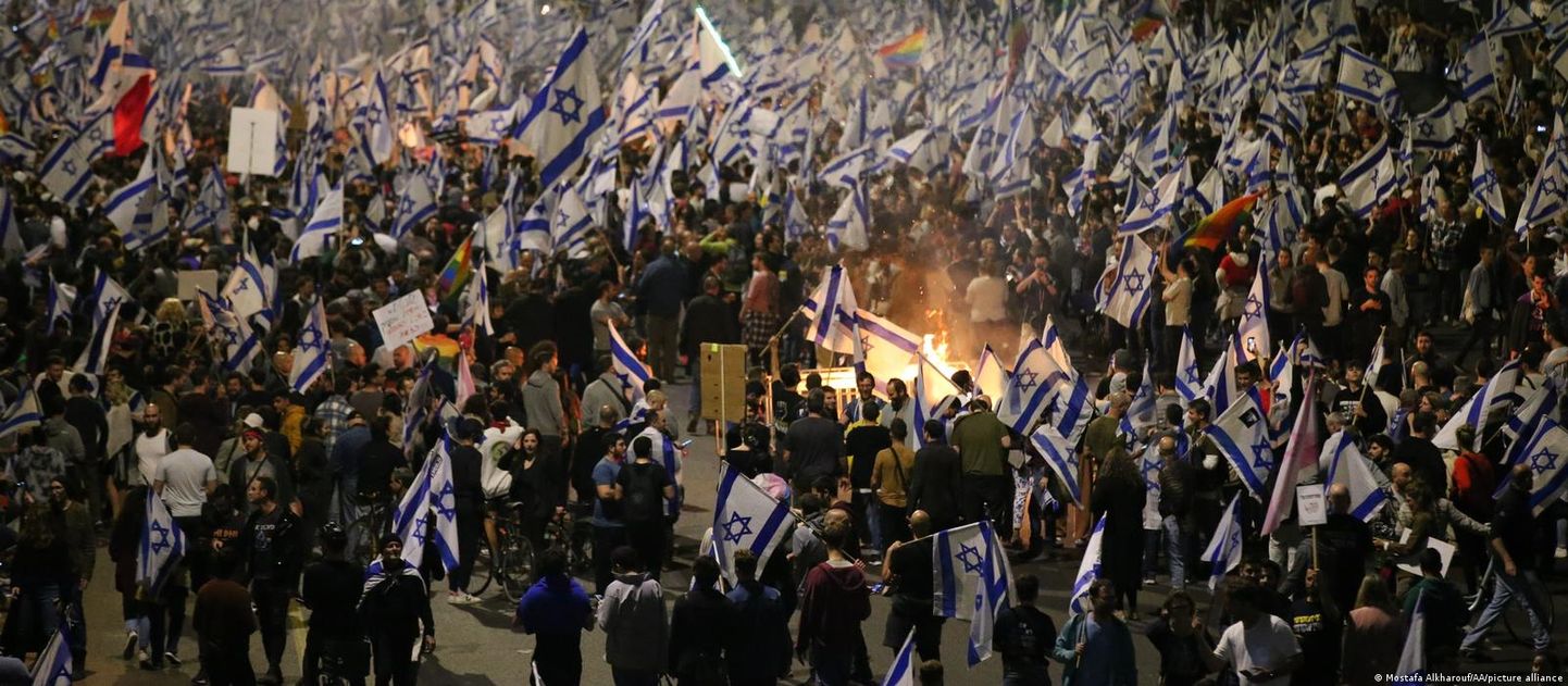 Протесты в Израиле (фото из архива)