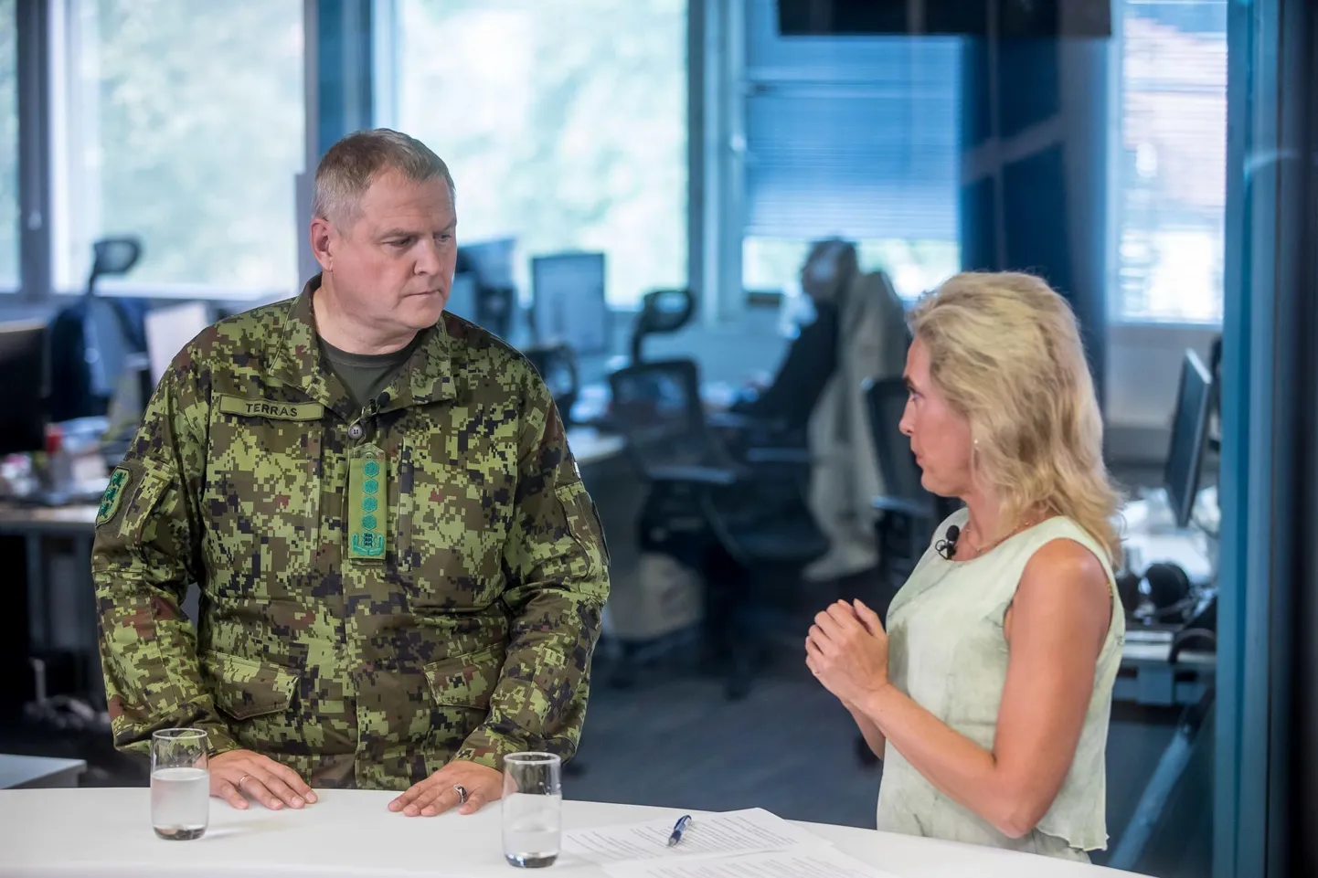 «Otse Postimehest», kindral Riho Terras. FOTO: Sander Ilvest