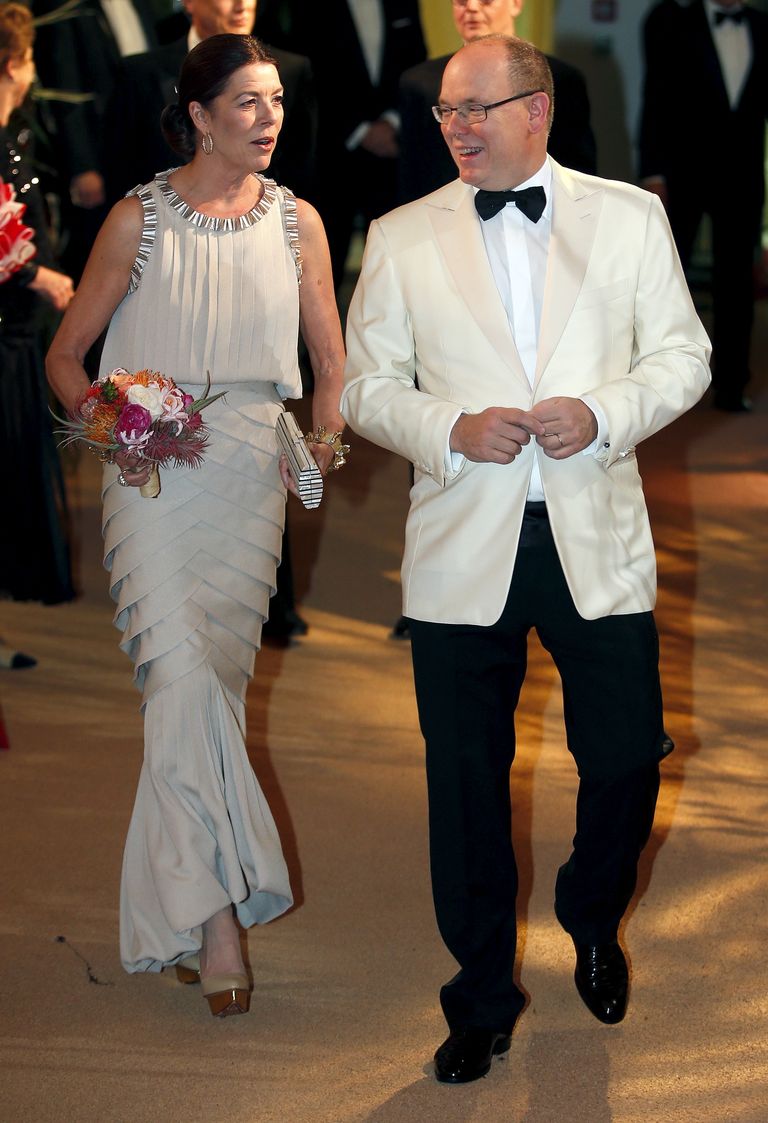 Monaco vürst Albert II ja ta õde, printsess Caroline