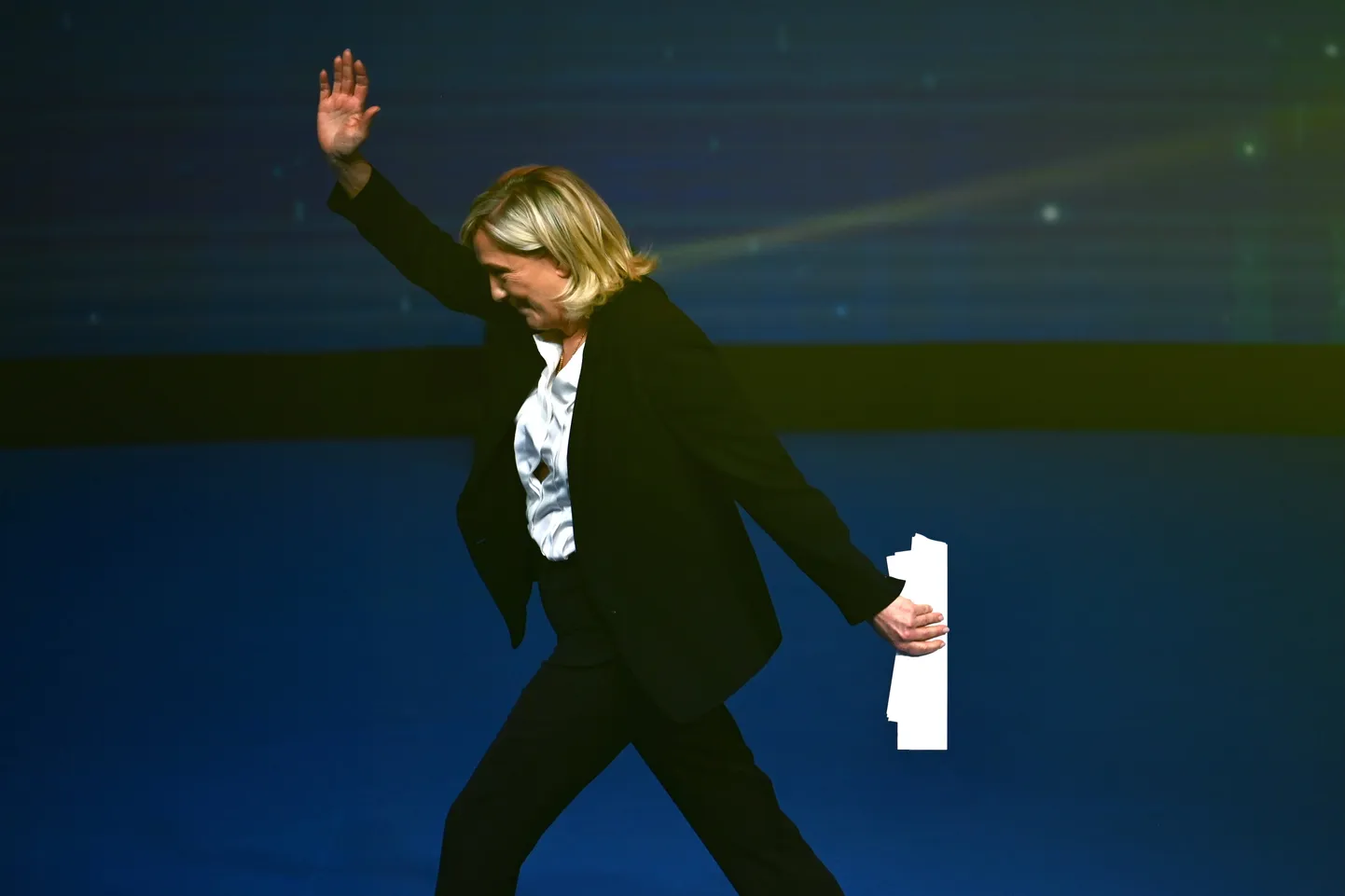 Marine Le Pen 8. veebruaril Euroopa paremparteide kohtumisel Madridis.