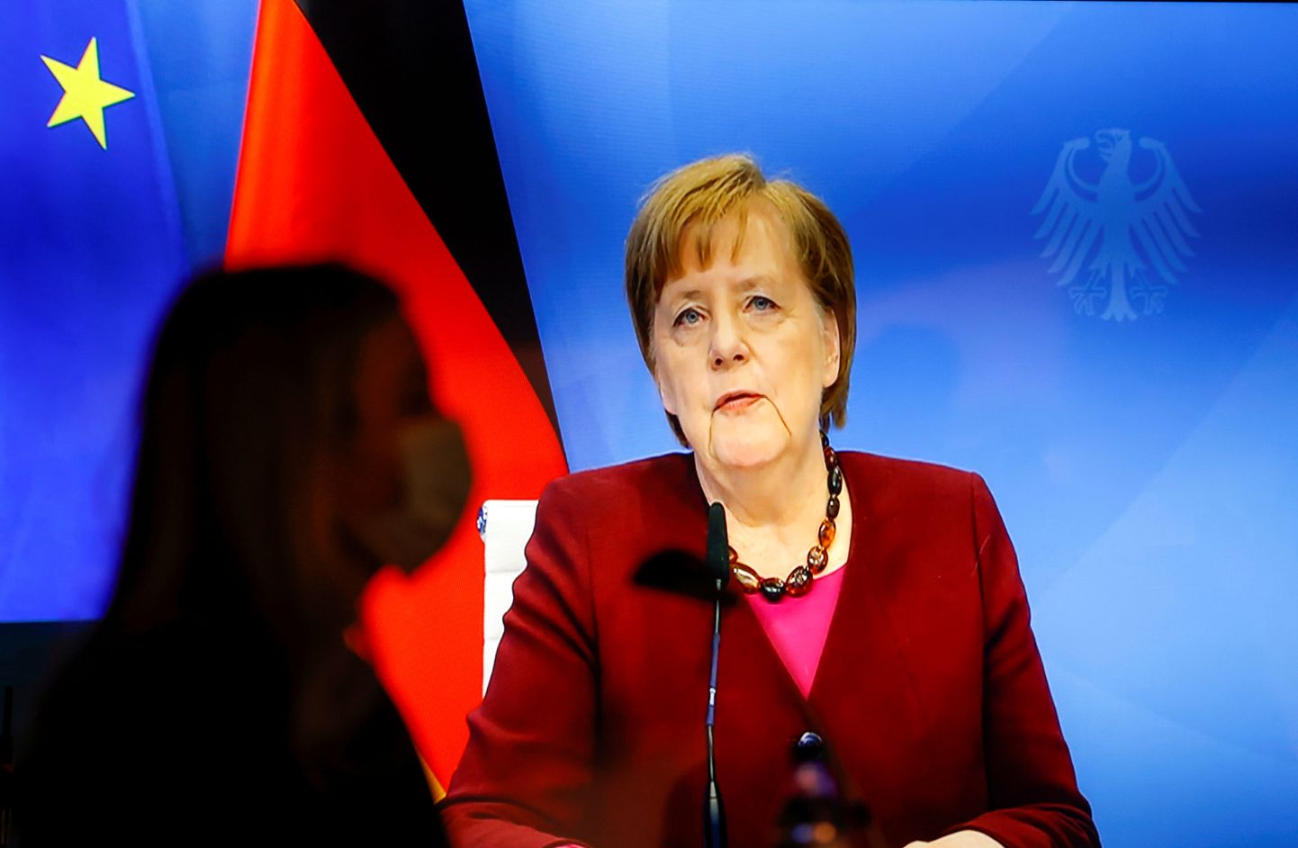 Vācijas kancelere Angela Merkele.
