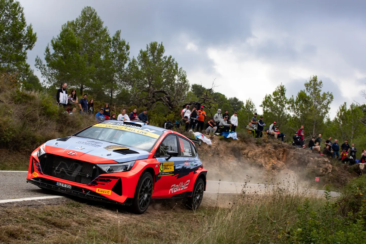 Hyundai i20 N Rally2-auto. Foto on illustratiivne.