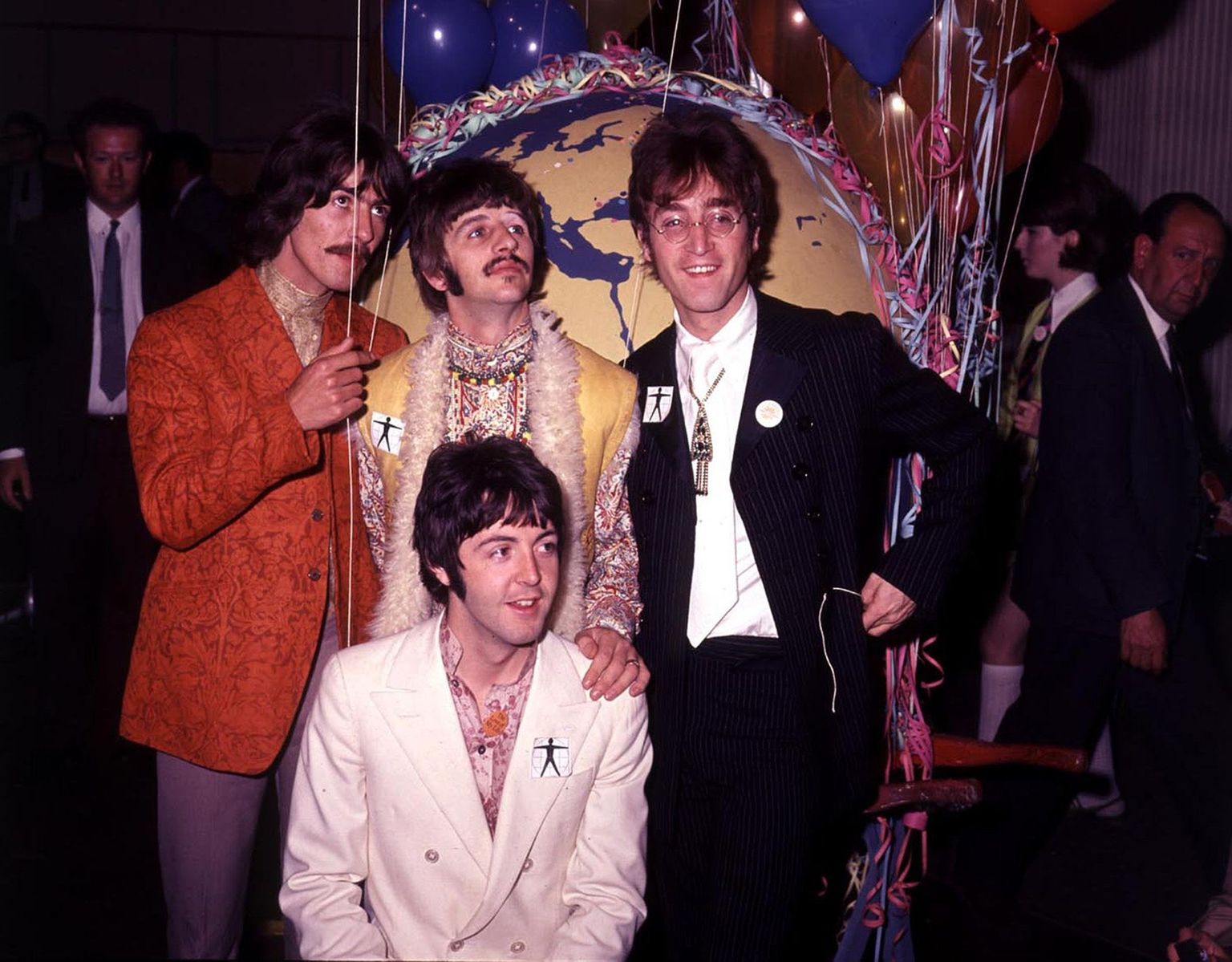 The Beatles (vasakult paremale) George Harrison, Ringo Starr, John Lennon ja Paul McCartney 1967. aastal