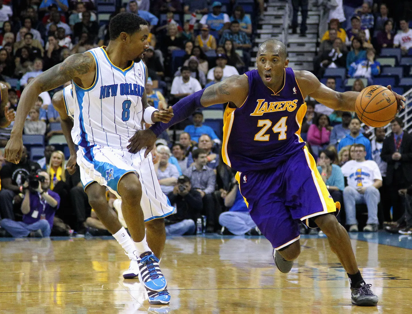 Kobe Bryant (paremal).