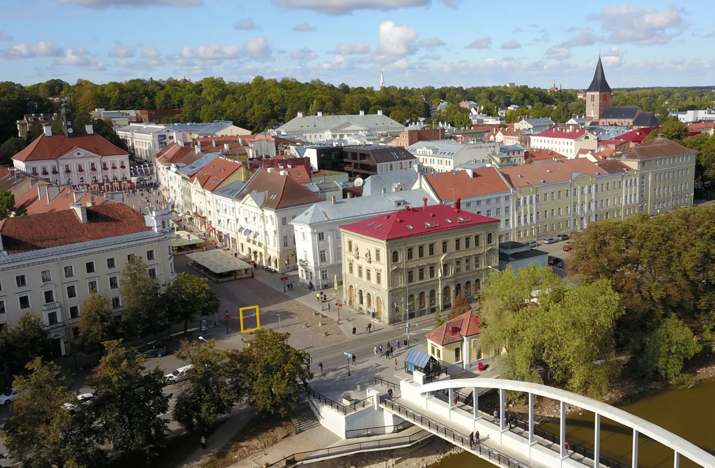 Tartu kesklinn.