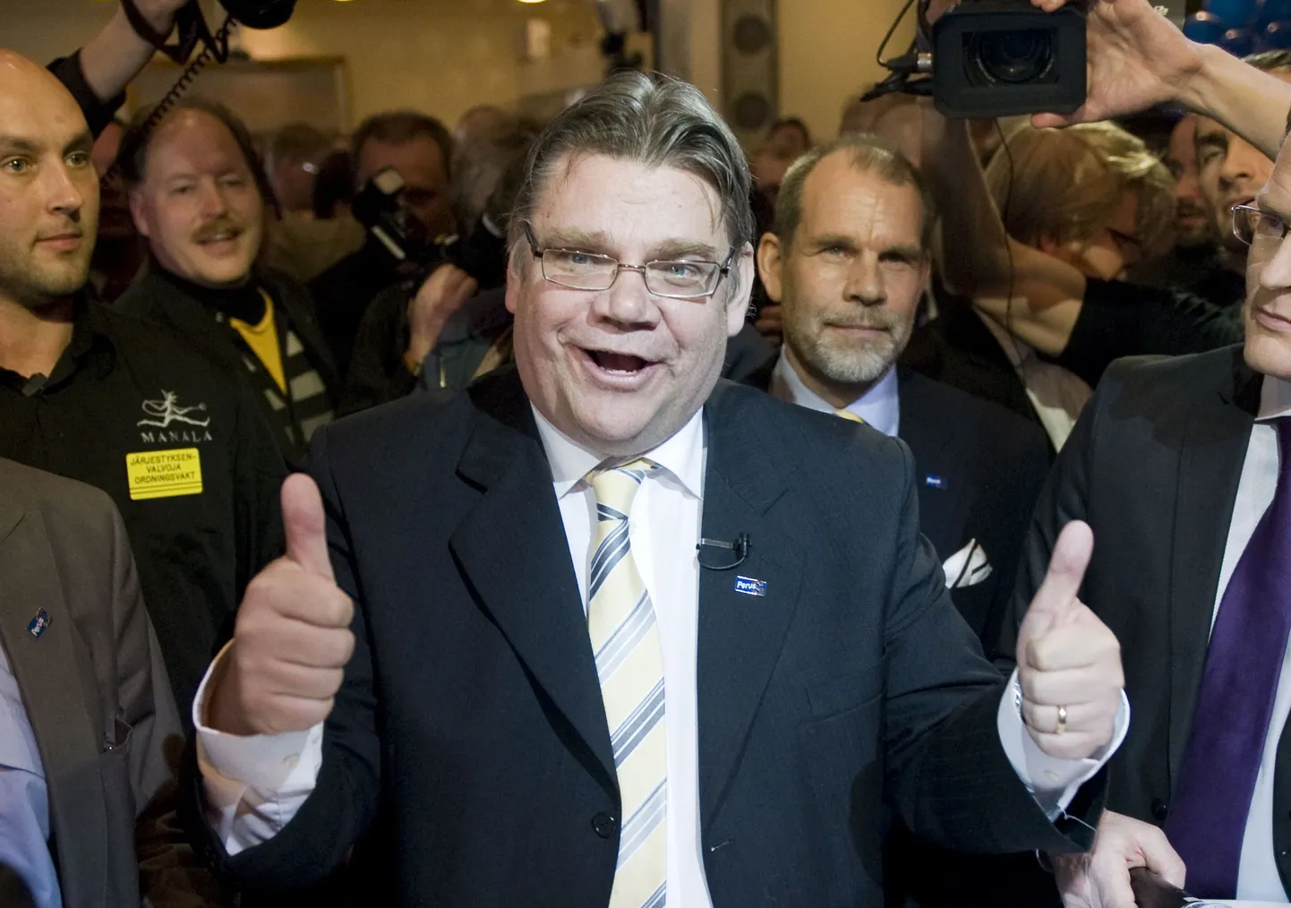 Timo Soini pärast 17. aprilli parlamendivalimisi.