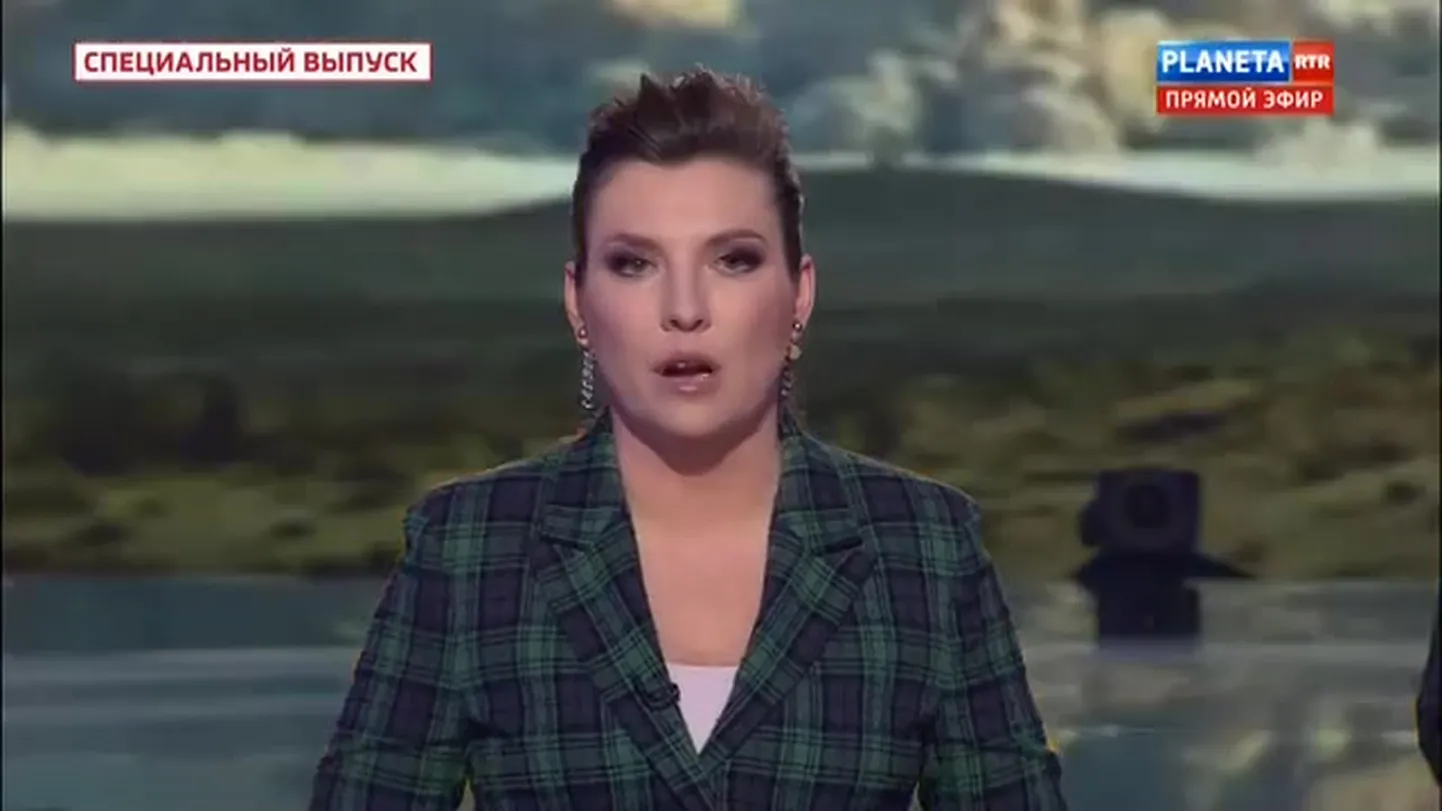 Krievijas propagandiste Olga Skabejeva