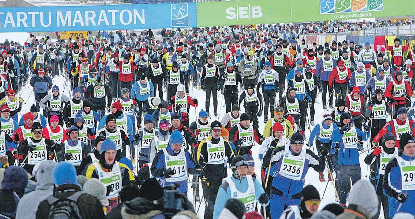 Из-за сильного мороза может измениться время старта Тартуского марафона. Организаторы вновь соберутся в четверг и примут окончательное решение.