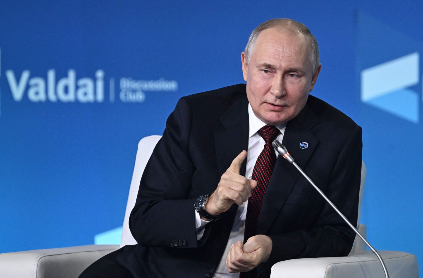Putin esineb Valdai foorumil 5. oktoobril 2023.