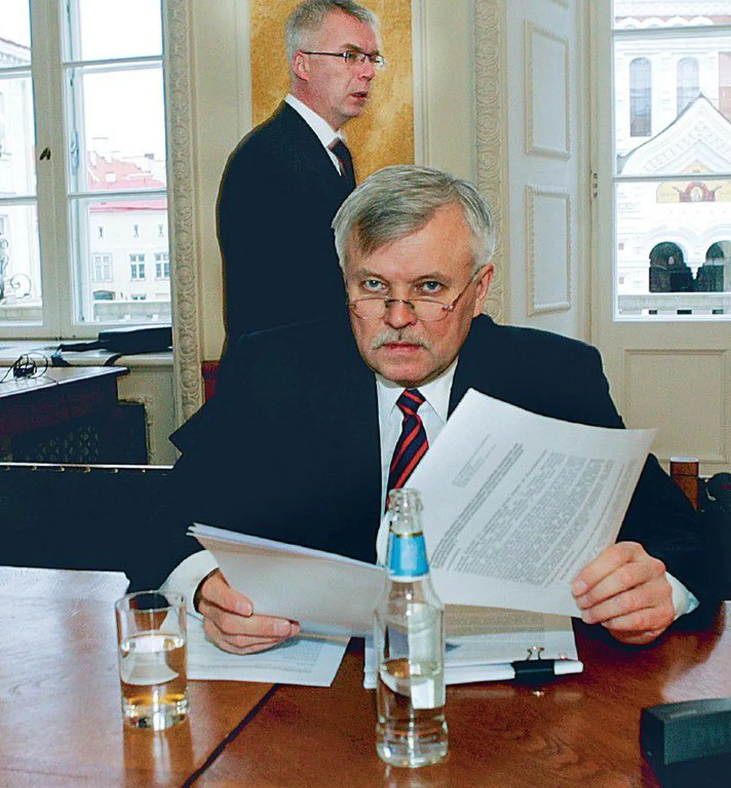 Siseminister Jüri Pihl ja Aldis Alus..