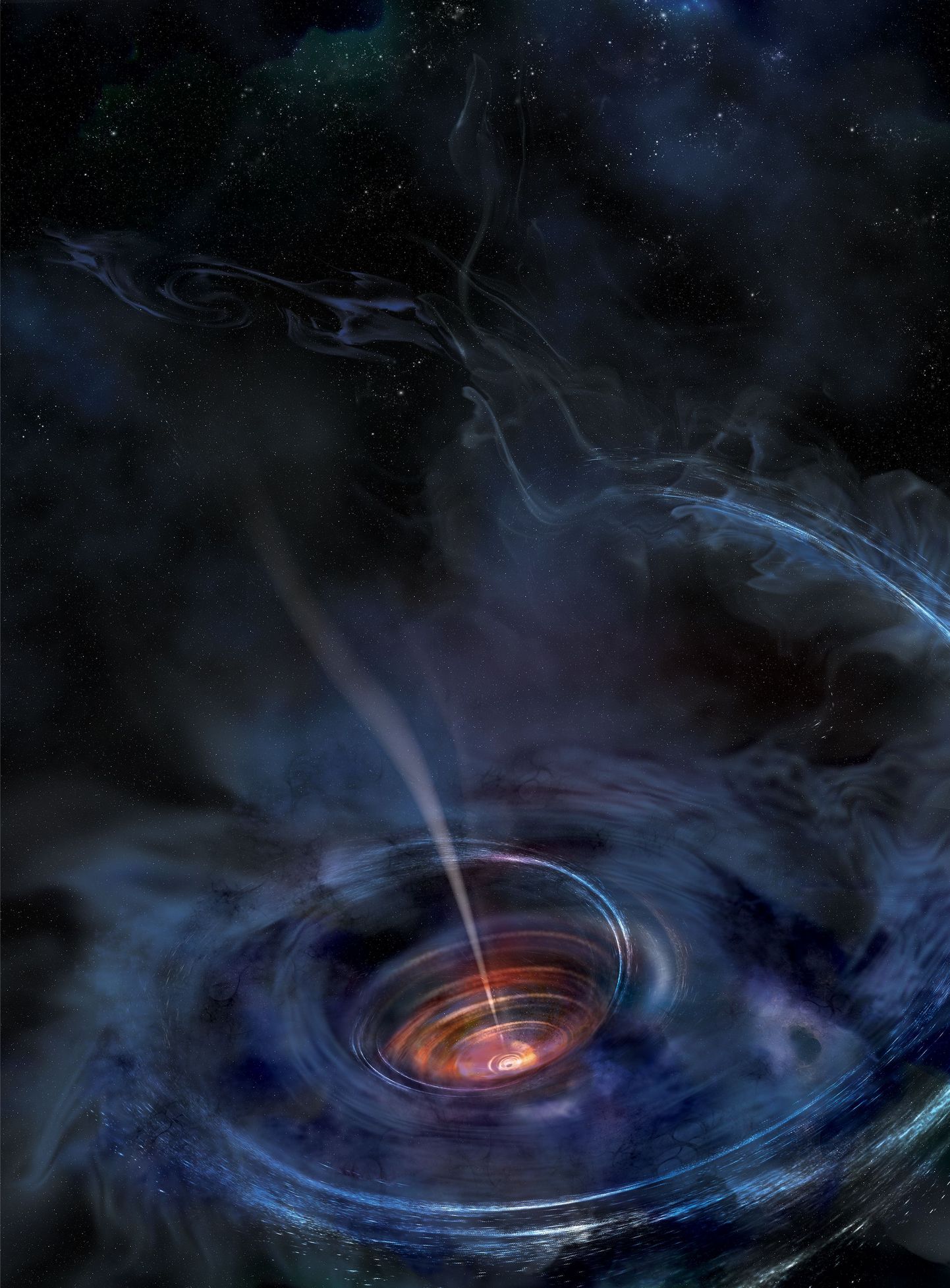 NASA teadlased on tabasid kosmilisest röntgenkiirgusest esmakordselt jälje musta augu poolt alla neelatavast tähest.
