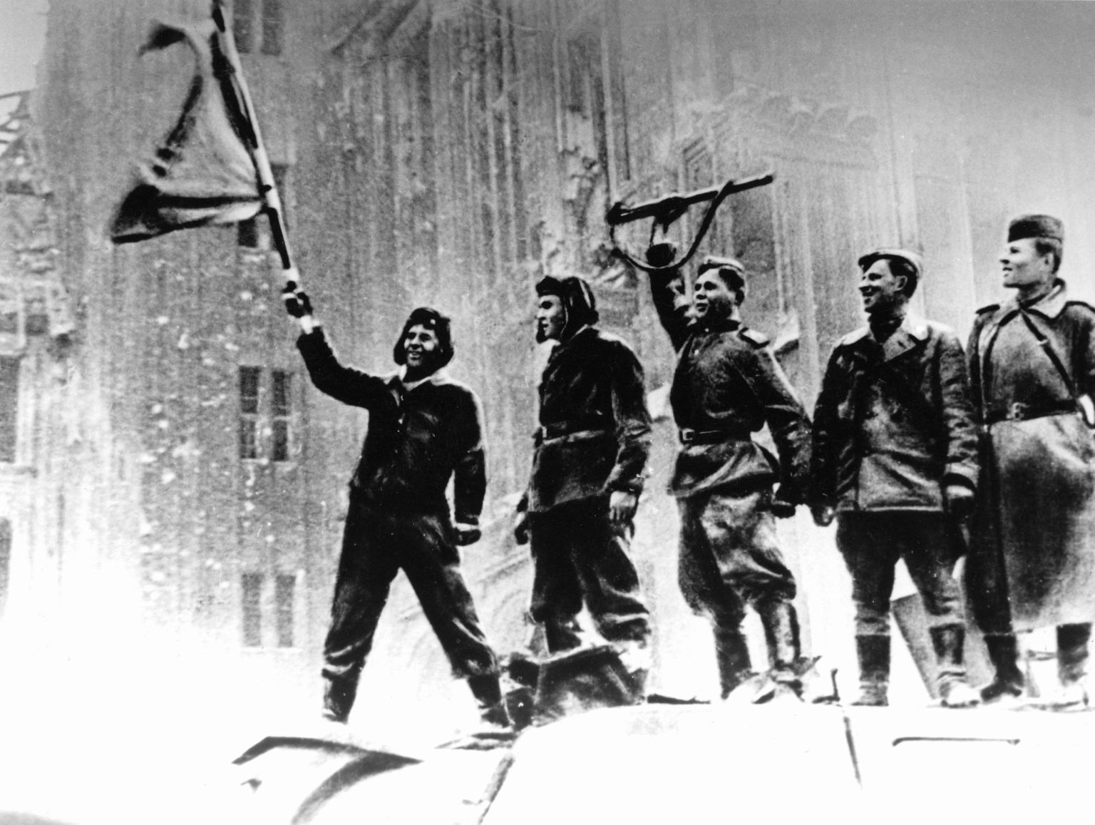 Punaarmee sõdurid 1945. aastal Berliinis