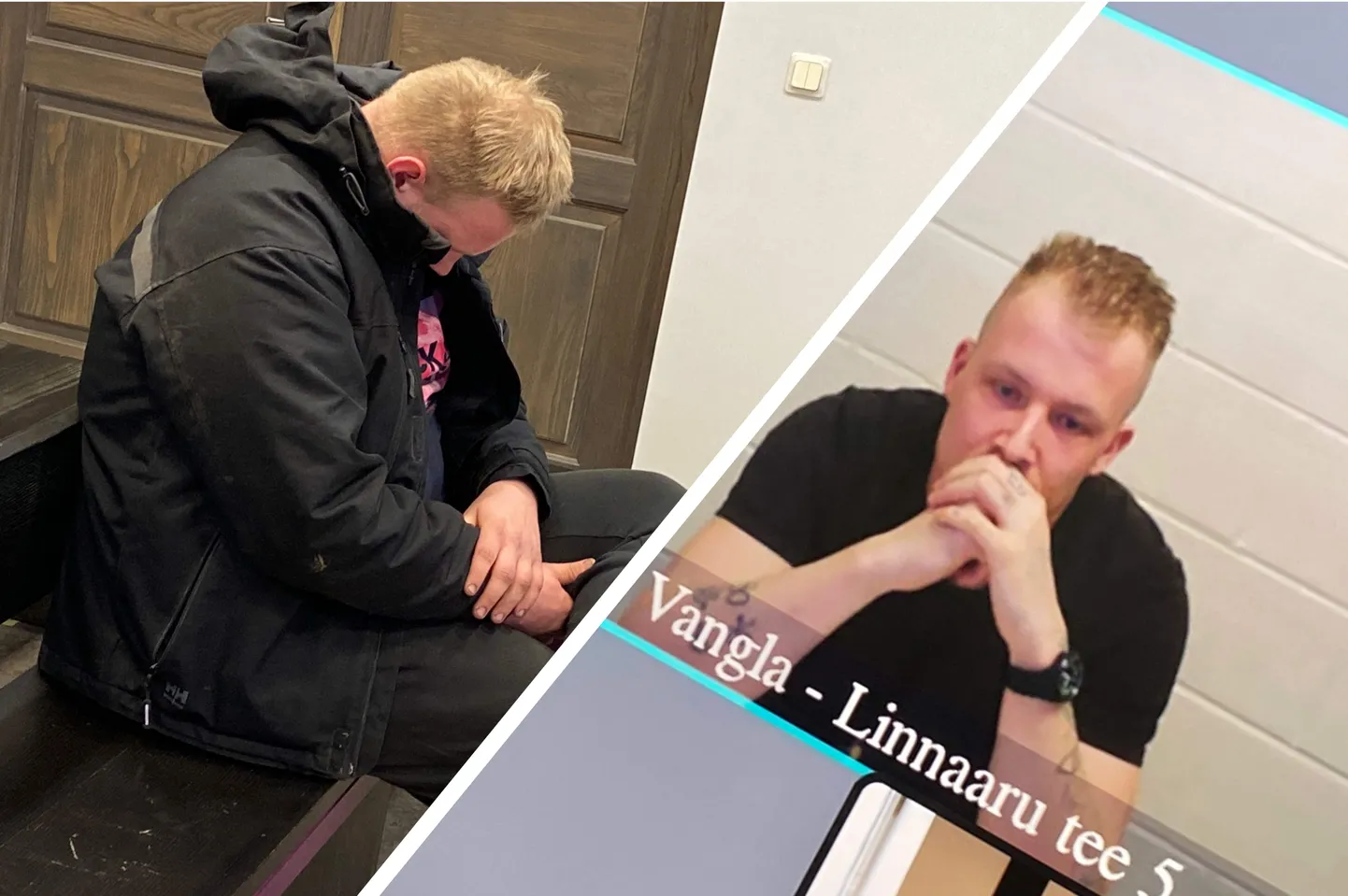 Keir Palmi ja Rainer Halme 22. aprillil Pärnu maakohtus.