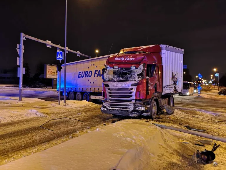 Liiklusõnnetus Lasnamäel.
