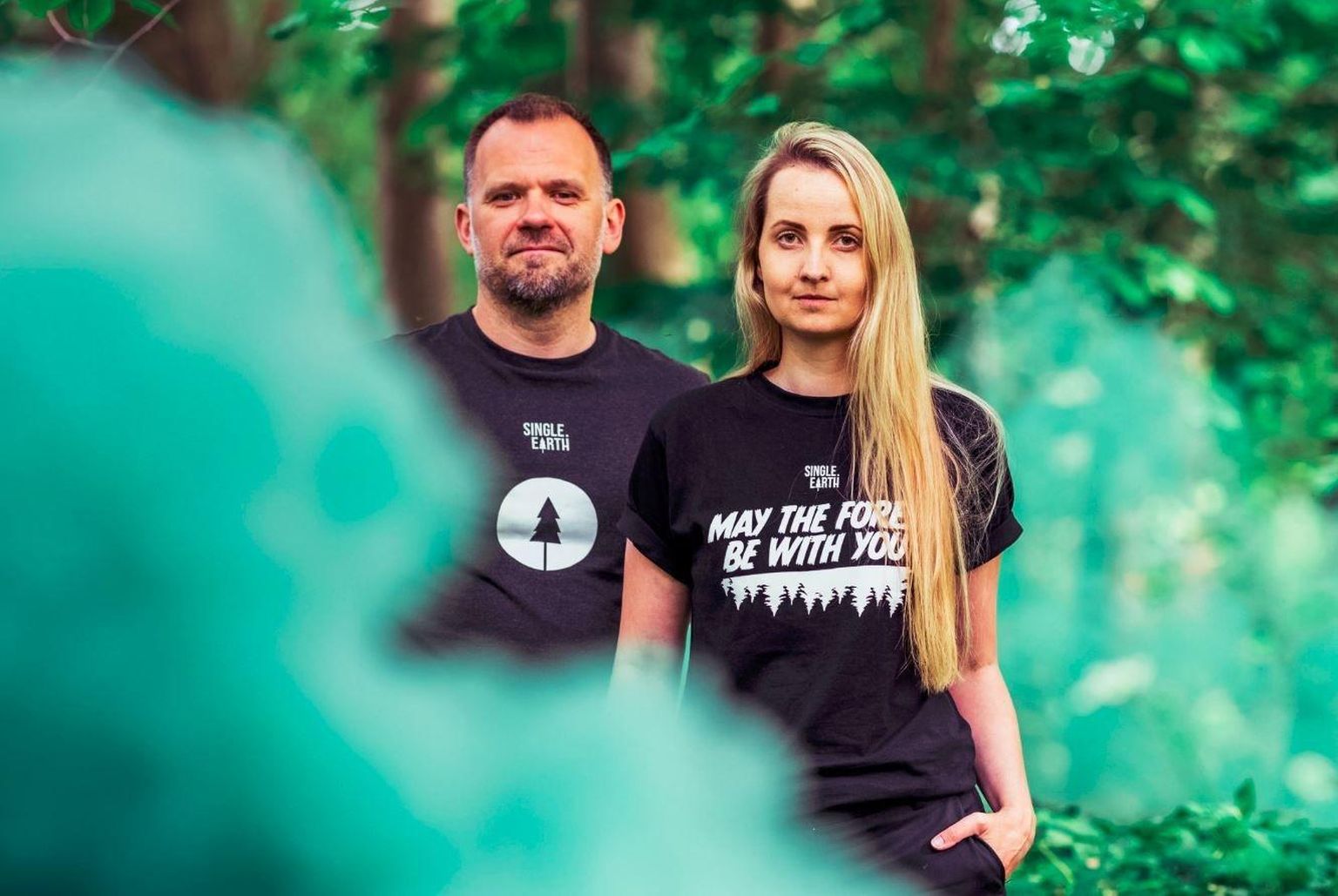 Single.Earth kaasasutajad Merit Valdsalu ja Andrus Aaslaid. FOTO: Aive Hiiepuu