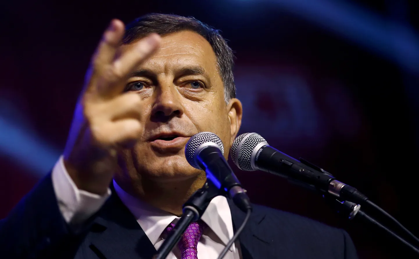 Republika Srpska president Milorad Dodik Bosnia ja Hertsegoviinas Pales 25. september 2016.