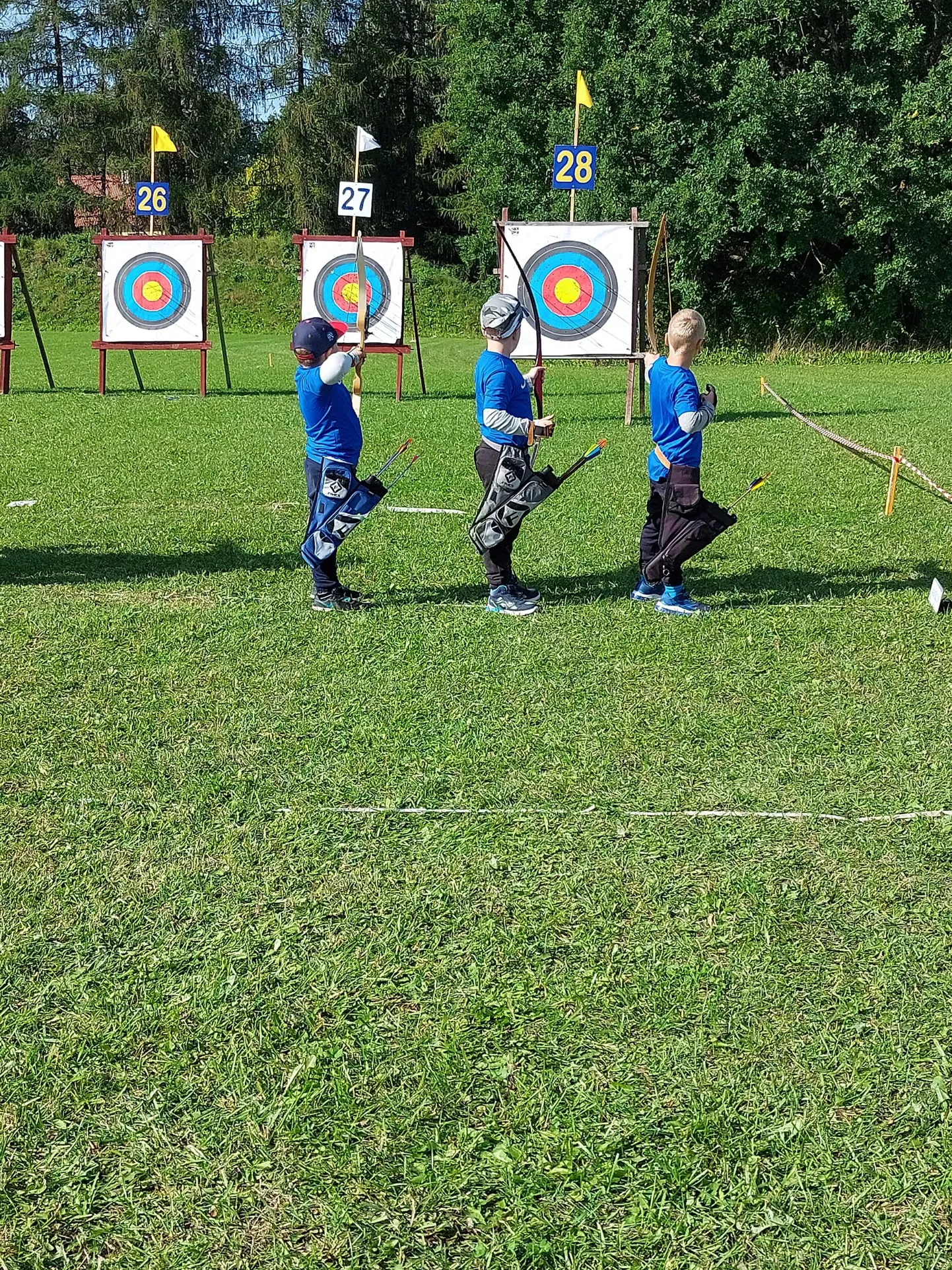 Tänavu osalesid «Puiatu Cupil» ka päris pisikesed, U-8 vanuseklassi vibulaskjad.
