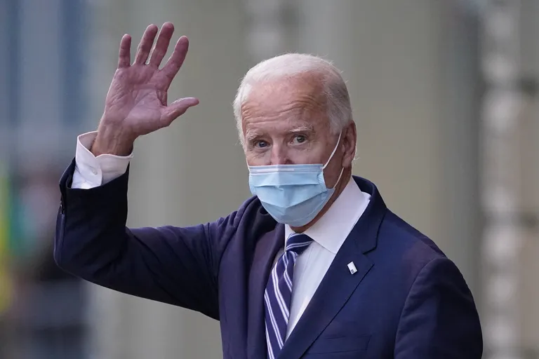 USA presidendivalimised võitnud Joe Biden 10. novembril Delaware'is Wilmingtonis.
